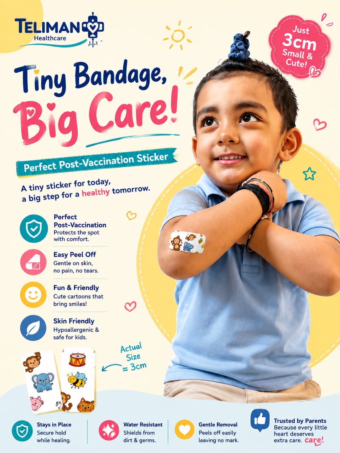 Teliman Cartoon Bandaids