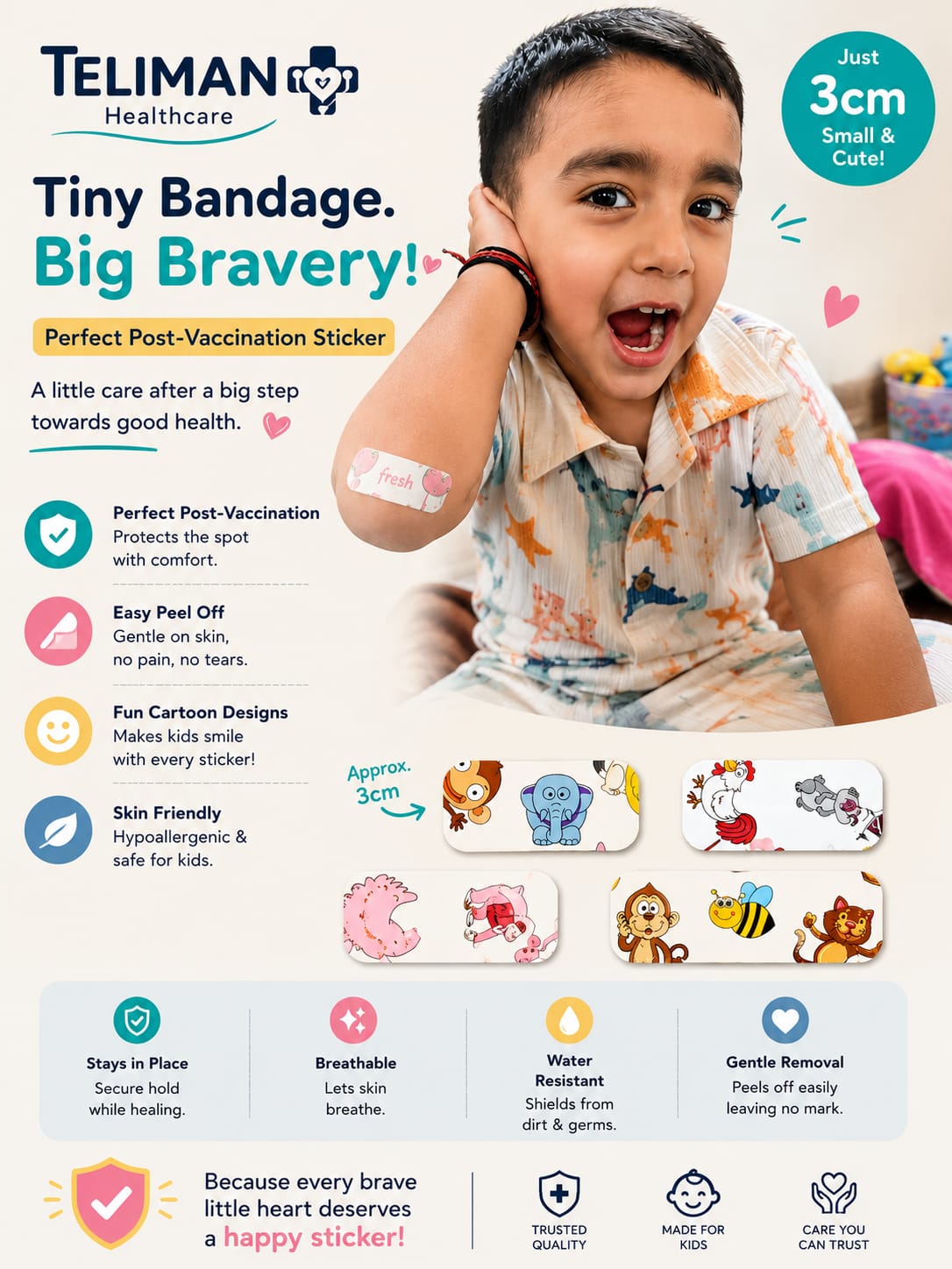 Teliman Cartoon Bandaids