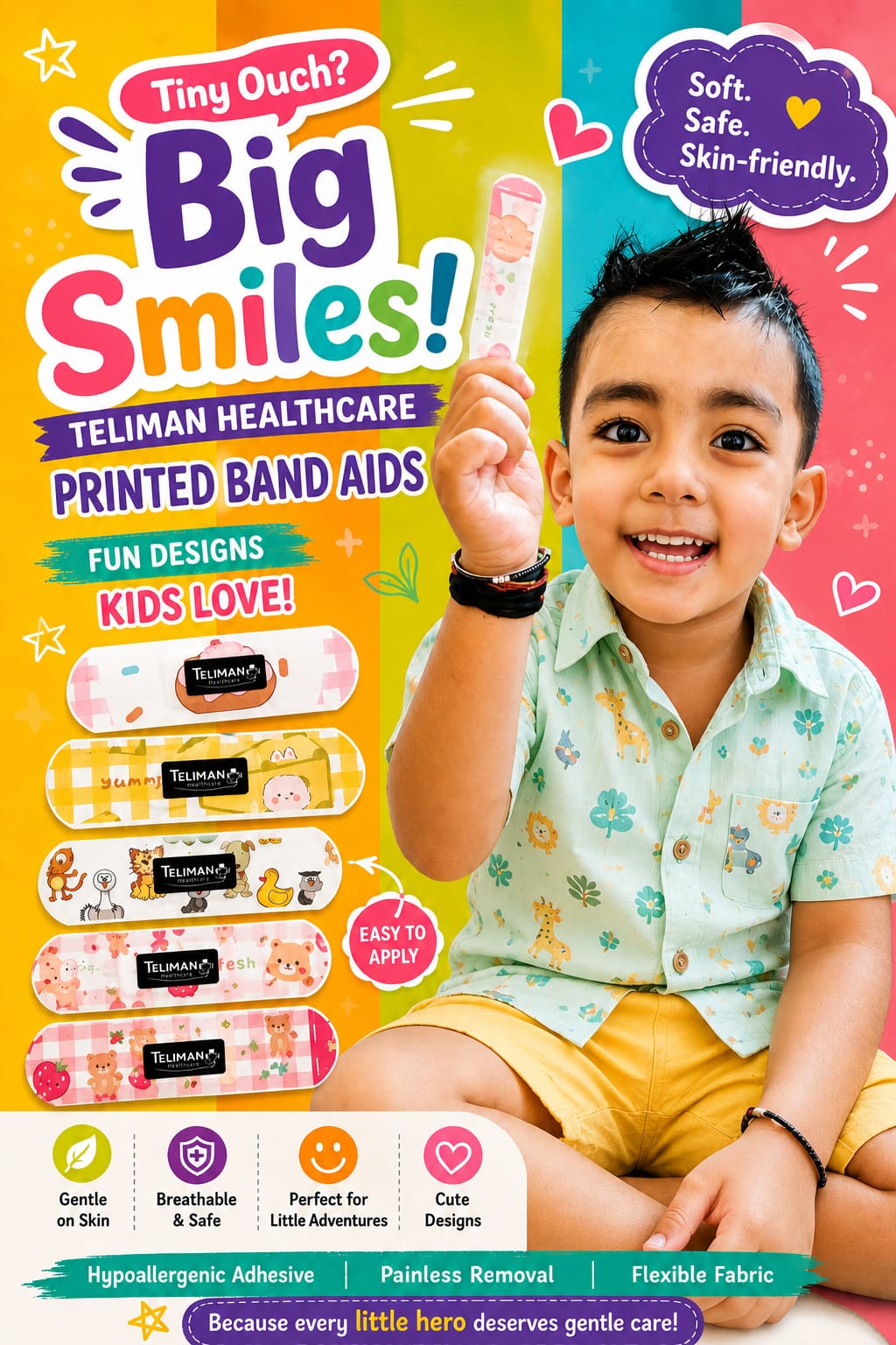 Teliman Cartoon Bandaids